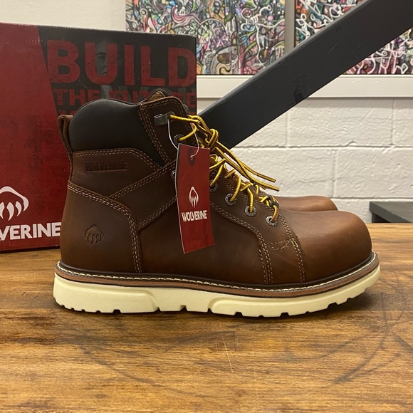 Wolverine I-90 Wedge CM Work Boots 11.5 Mens - Picture 6 of 10